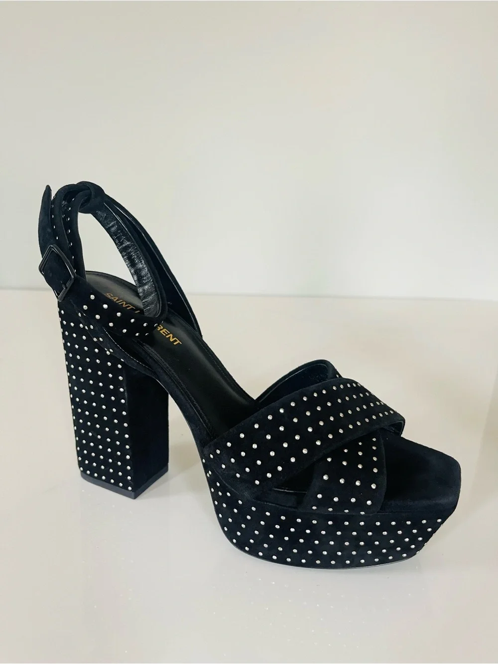 AUTHENTIC YSL STUDDED PLATFORMS